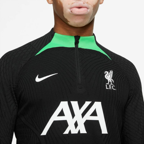 Nike Camiseta de Entrenamiento 1/4 Cremallera Liverpool Dri-Fit ADV Elite - Negro 2023-2024 - Imagen 2