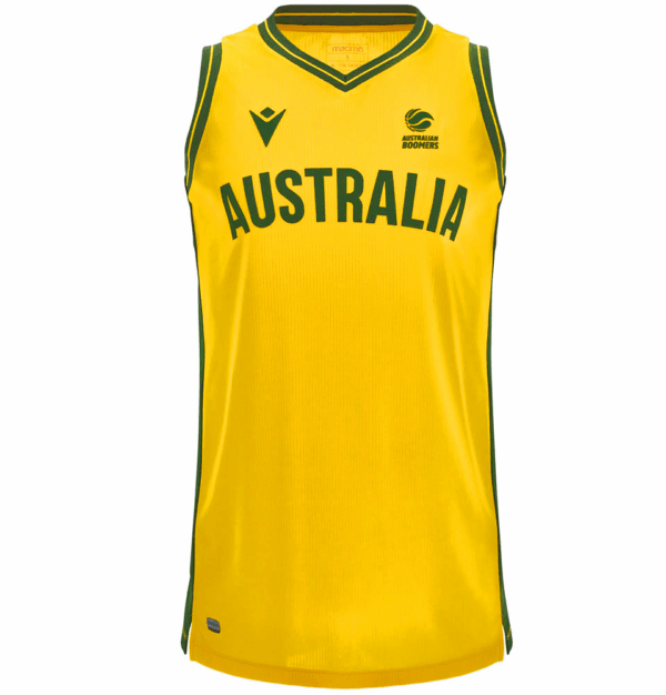 Australia Balón de baloncesto macron Niño Camiseta de segunda equipación