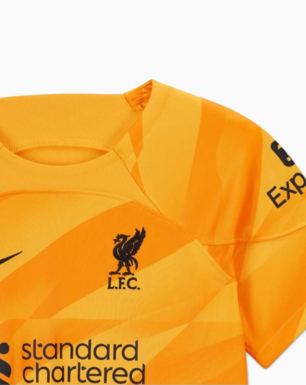 Equipación de portero Nike Liverpool 23/24 Dri-Fit para niños pequeños - Imagen 3