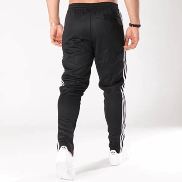 Pantalon Jogging Bandes Brodées Beckenbauer CW1269 Noir Blanc - Imagen 2