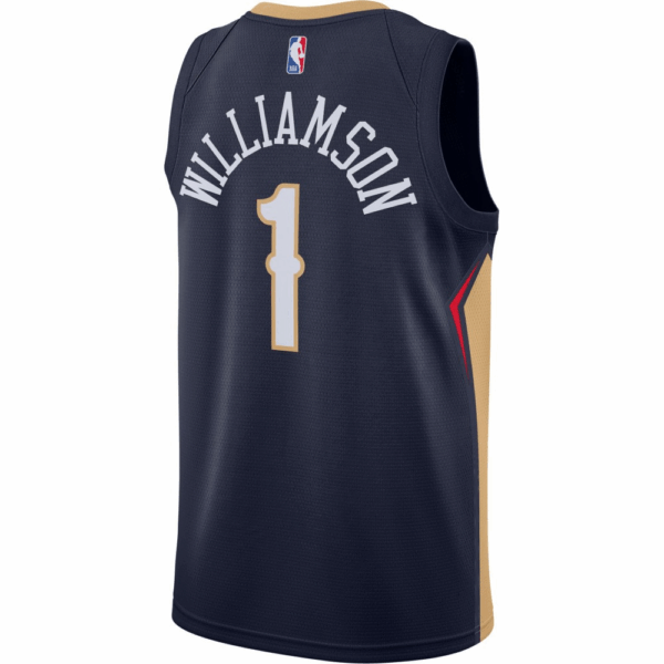 Camiseta NBA Zion Williamson Pelicans Icon Edition college navy/club gold - Imagen 4