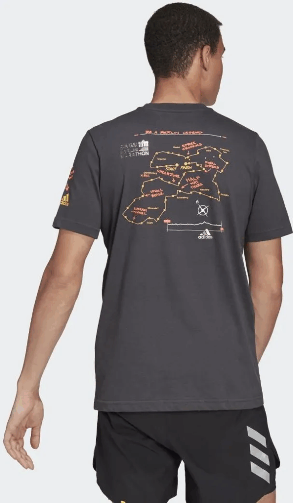 Adidas Berlin Marathon Running Graphic Tee - Imagen 2