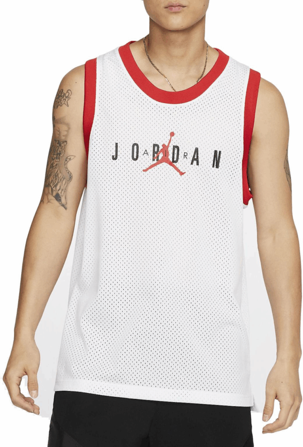 Air Jordan MENS Jumpman Basketball Sports Vest White - Imagen 3