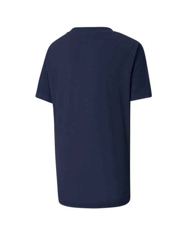Camiseta de visitante de Italia 2020, manga corta para Niños (azul marino) - Imagen 2