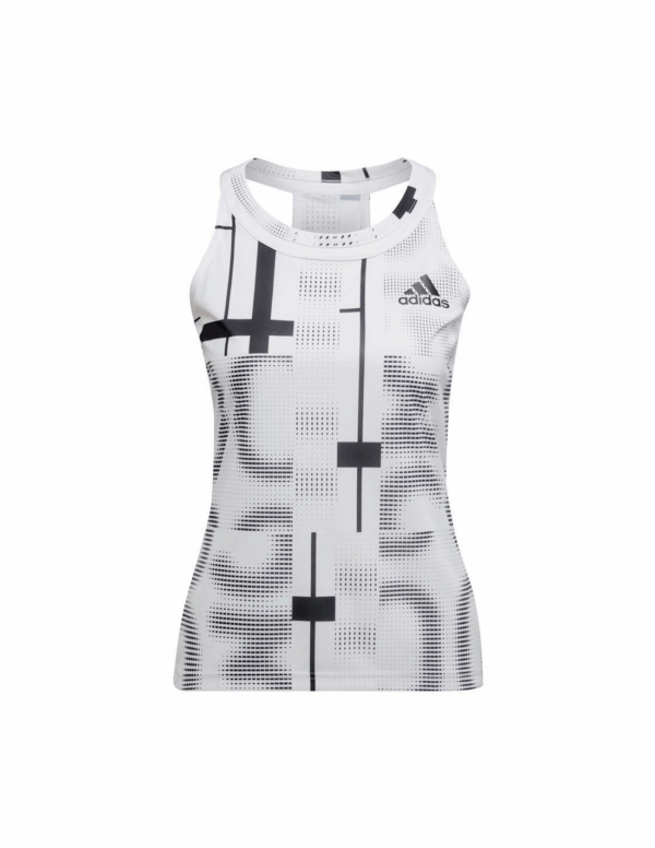Camiseta Adidas Blanco Mujer