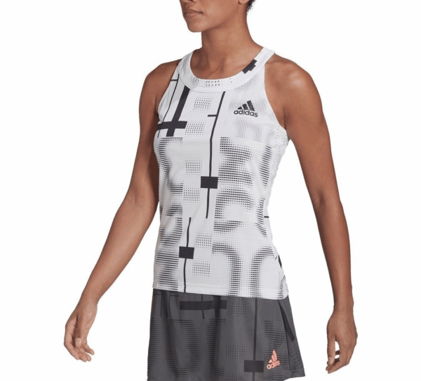 Camiseta Adidas Blanco Mujer - Imagen 2