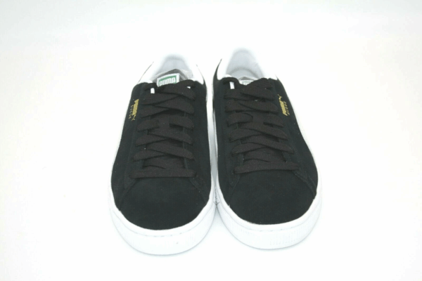 ZAPATO PUMA LIFESTYLE GAMUZA CLÁSICO XXI JR 380560-01 NEGRO/BLANCO ESCUELA PRIMARIA - Imagen 4