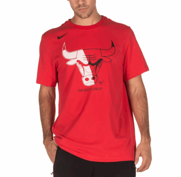 CAMISETA NIKE DRI-FIT DE LA NBA DE LOS CHICAGO BULLS PARA HOMBRE AT0403-657 Rojo
