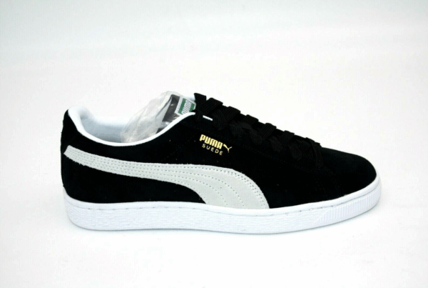 ZAPATO PUMA LIFESTYLE GAMUZA CLÁSICO XXI JR 380560-01 NEGRO/BLANCO ESCUELA PRIMARIA - Imagen 5