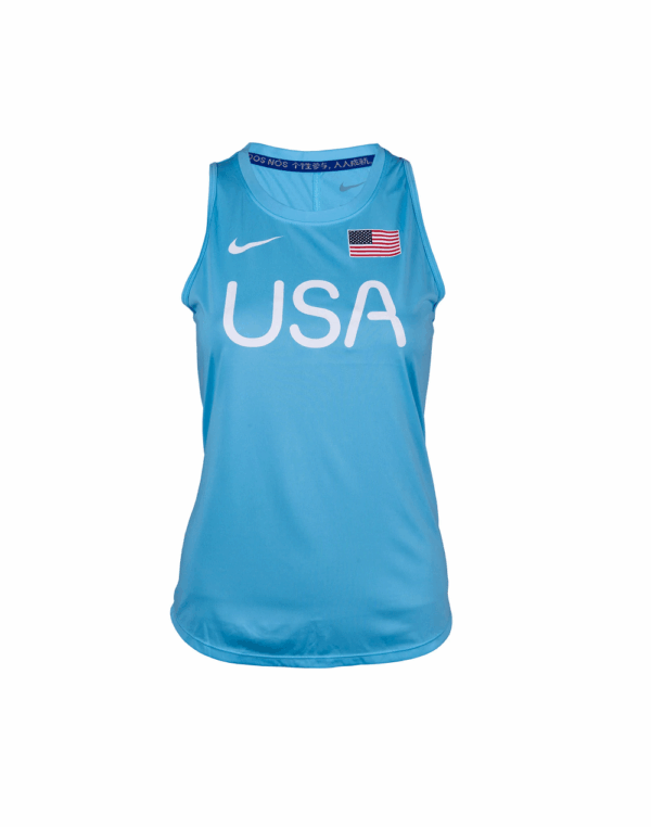 Camiseta sin mangas Nike USA One Dri-Fit para mujer fm5833