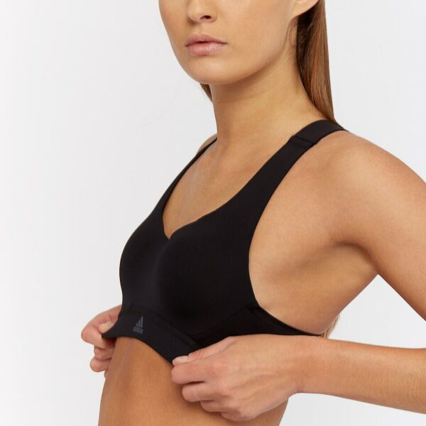 Top Adidas Committed Racer bra Black BS1157 - Imagen 4