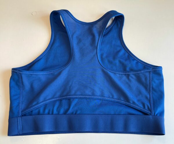Top Nike GYM ELASTIC BRA Azul - Imagen 2