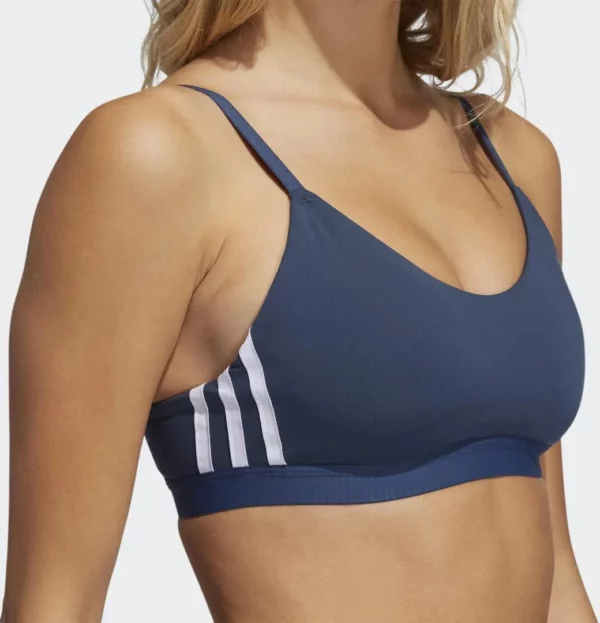 Top Adidas All Me 3-Stripes Bra GM2877 - Imagen 4