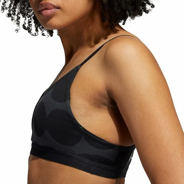 Top Adidas AM MARIMEKKO Sujetador Carbono/Estampado H16923 - Imagen 4