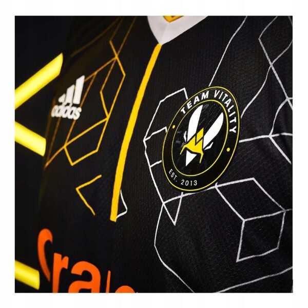 Camiseta de fútbol Adidas Team Vitality Cyber Sport color negro H36804 - Imagen 4