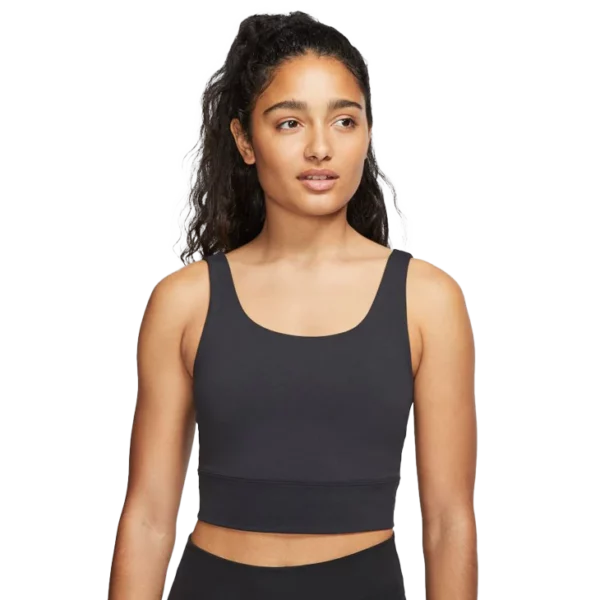 Top corto Nike Yoga Luxe Infinalon CQ8965 010 - Imagen 3