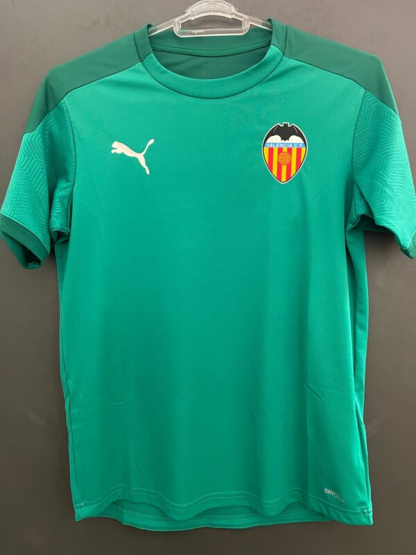 758347 08 PUMA Valencia CF Training 2020-2021 Boys T-Shirt Vibrant Orange Asphalt