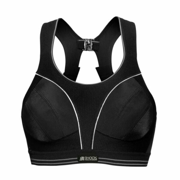 Top Shock Absorber Run Black Sports Bra S5044