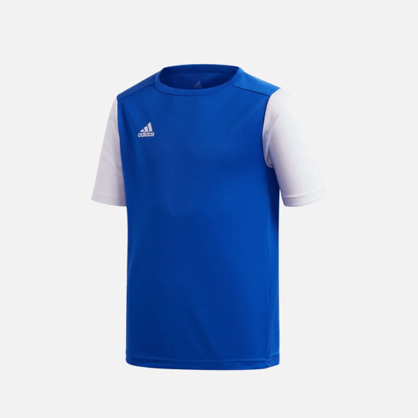 Camiseta adidas Estro 19 Azul Real para niño DP3217