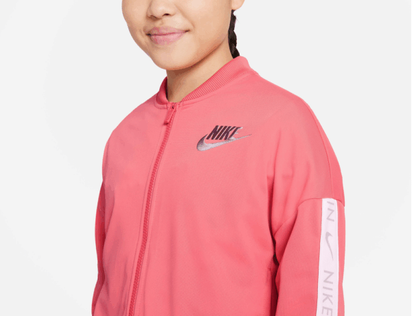 Chándal Nike G NSW Trk Suit Tricot Coral CU8374 603 - Imagen 3