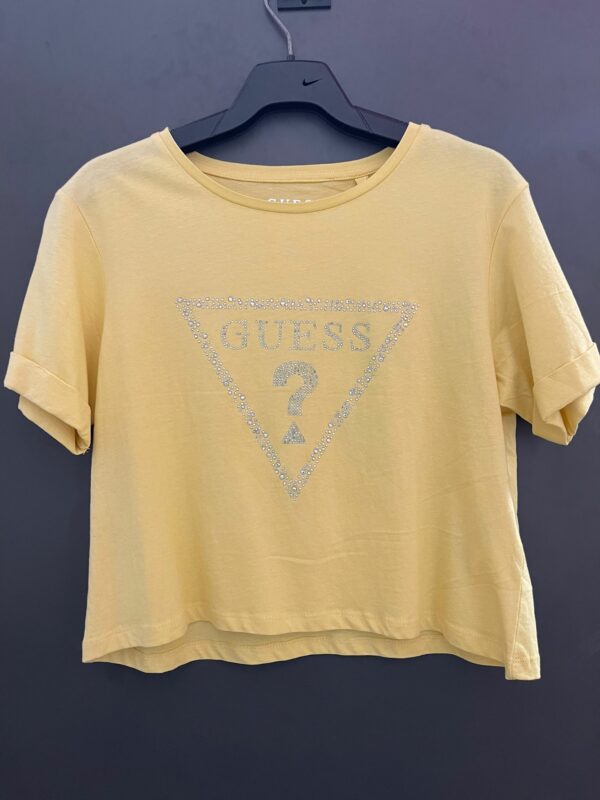 Camiseta Guess Amarilla Corta