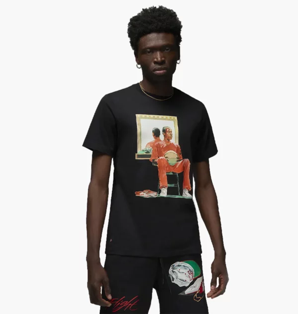 Camiseta Jordan Artist Series de Jacob Rochester Negra DQ7380 010
