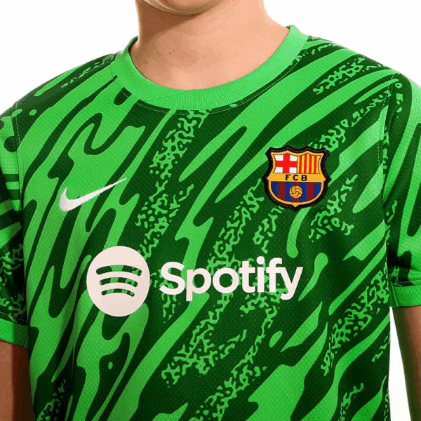 Minikit de portero Nike FC Barcelona 2024/2025 verde FN9201 329 - Imagen 4