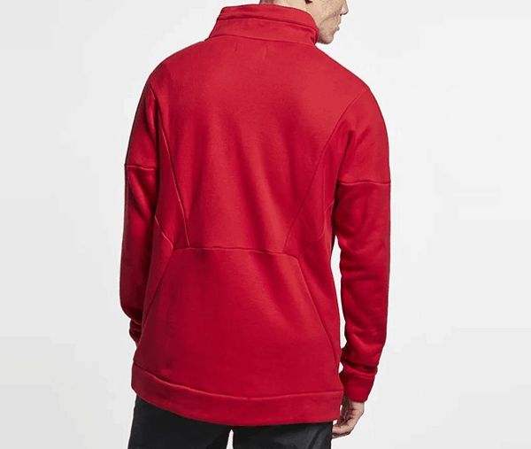 NIKE AIR JORDAN FLIGHT LOOP 1/4 ZIP ROJO GIMNASIO AV2292-687 - Imagen 2