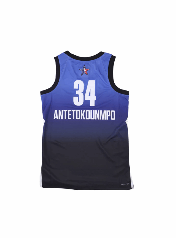 Camiseta de baloncesto Nba Dri-Fit Swingman Jersey N 34 Giannis Antetokounmpo All Star Jordan 23 Sapphire FQ1305 500 - Imagen 2