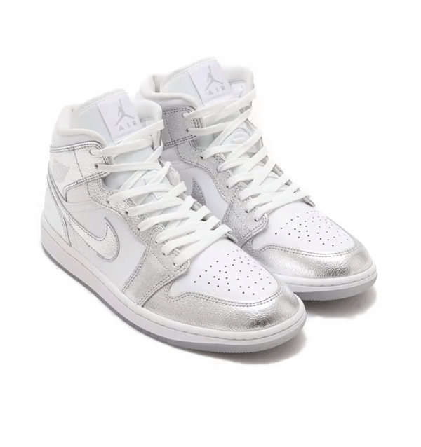 Jordan 1 Mid SE ( edicon especiàl ) en plateado metalizado