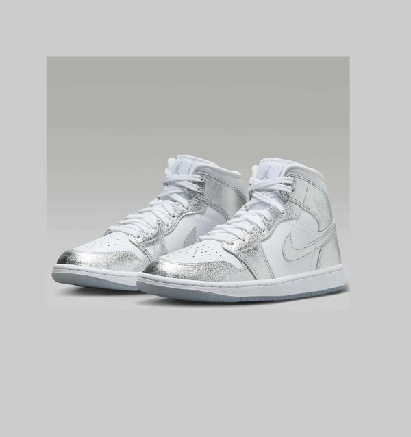 Jordan 1 Mid SE ( edicon especiàl ) en plateado metalizado - Imagen 3