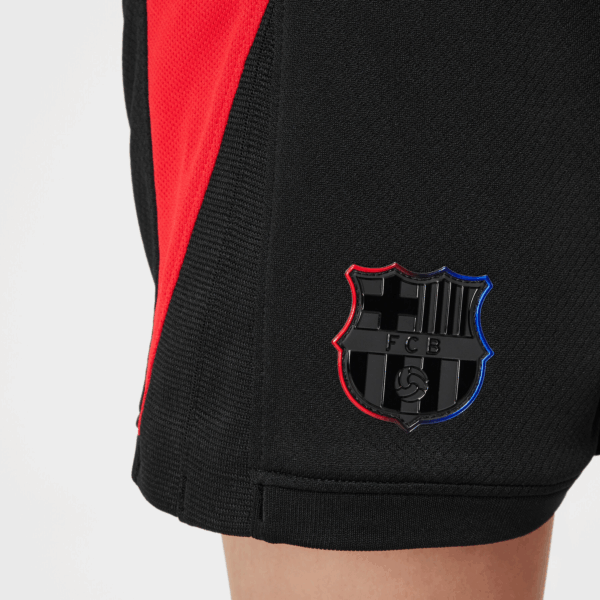 Conjunto Nike de fútbol réplica de 3 piezas para niños pequeños del FC Barcelona 2024/25 Stadium (visitante) Negro en Poliéster FN9232 010 - Imagen 8