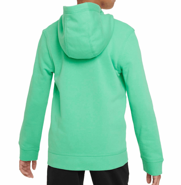 Tercera sudadera con capucha y cremallera completa para niños Atlético Madrid FT CLub 2023/24 DX8843 363 - Imagen 4