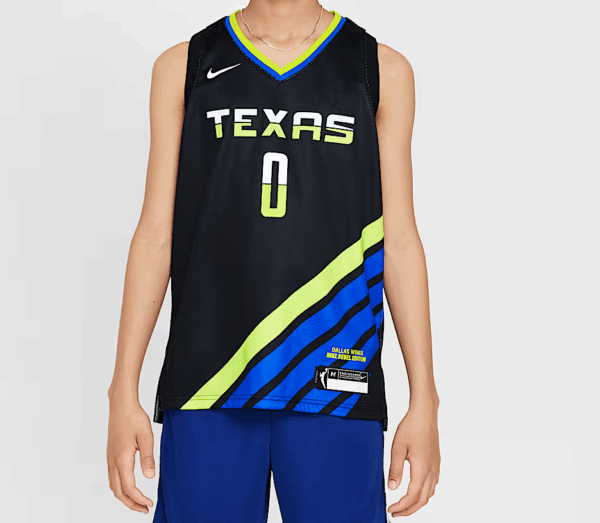 Satou Sabally Dallas Wings 2023 Rebel Edition Older Niños Nike Dri-FIT WNBA Swingman FQ6984 010