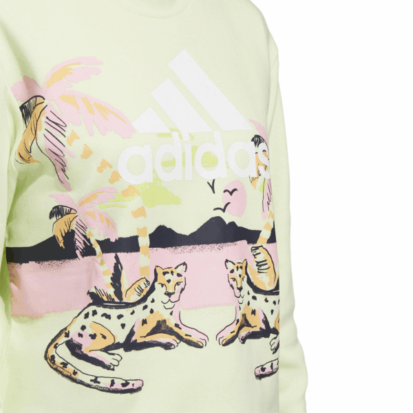 Sudadera de mujer adidas Farm graphics HE4938 - Imagen 3