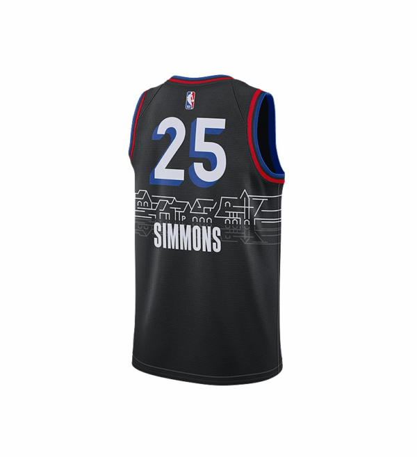 CAMISETA NIKE NBA PHILADELPHIA 76ERS BEN SIMMONS CITY EDITION SWINGMAN CN1771 015 - Imagen 2