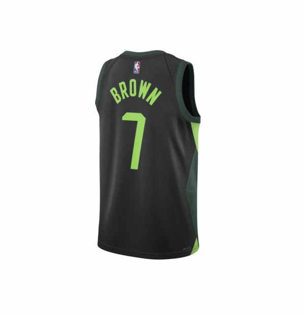 Camiseta Nike Dri-FIT NBA Jaylen Brown Boston Celtics 2024/25 City Edition Swingman FQ4335 010 - Imagen 2