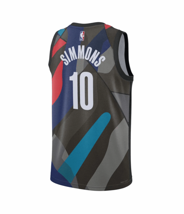 Camiseta NBA Ben Simmons Brooklyn Nets Nike City Edition DX8487 011 - Imagen 2