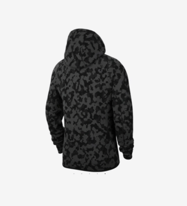 Sudadera con capucha Nike Tech Fleece AOP Camo con cremallera completa Hombre CJ5975 010 - Imagen 3